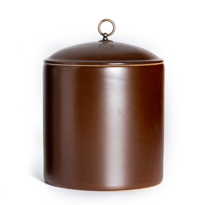 特大号陶瓷茶叶罐七饼装普洱罐创意密封罐储茶罐家用储物罐礼品