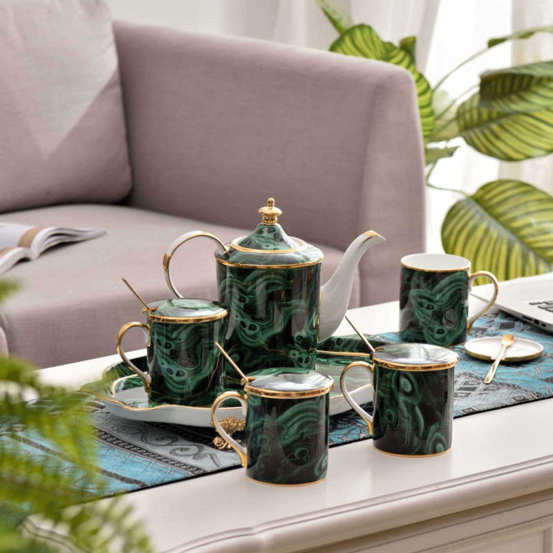 欧式陶瓷水杯套装水壶家用水壶耐热茶杯茶壶整套冷凉水壶