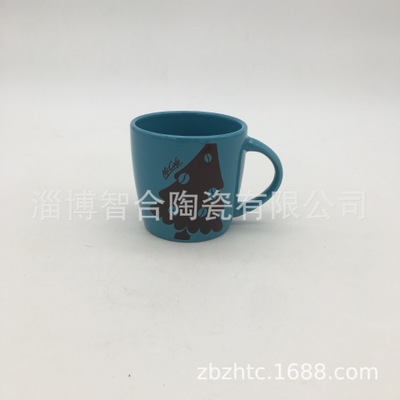 厂家直供陶瓷杯 彩色马克杯可以定制颜色和logo工厂有SEDEX验厂